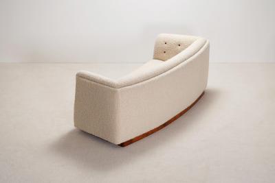 Fritz Hansen Fritz Hansen Model 1668 Three Seat Sofa Wool Boucl Fabric Circa 1940