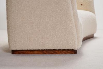 Fritz Hansen Fritz Hansen Model 1668 Three Seat Sofa Wool Boucl Fabric Circa 1940