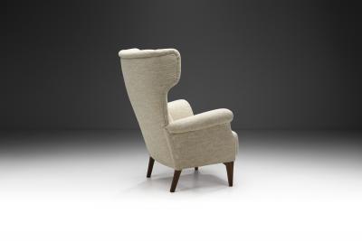 Fritz Hansen Fritz Hansen Model FH 8023 Wingback Armchair in Boucl Denmark 1950s