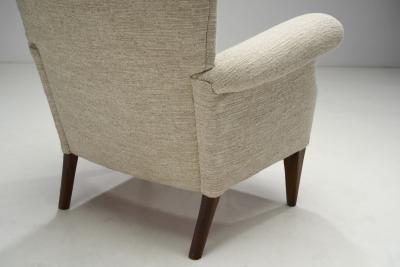 Fritz Hansen Fritz Hansen Model FH 8023 Wingback Armchair in Boucl Denmark 1950s