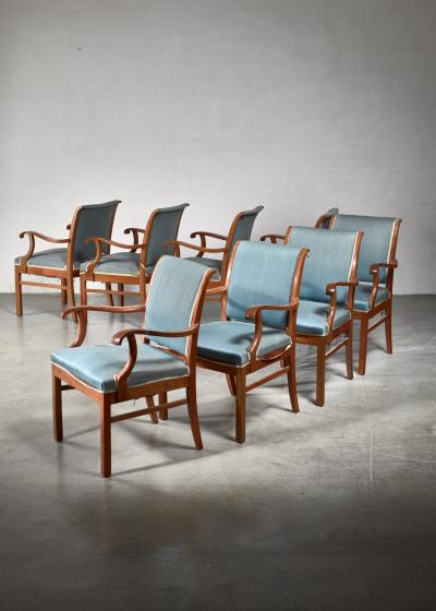 Fritz Hansen Fritz Hansen set of 20 conference chairs Denmark 1940