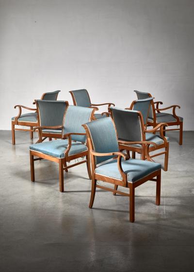 Fritz Hansen Fritz Hansen set of 20 conference chairs Denmark 1940