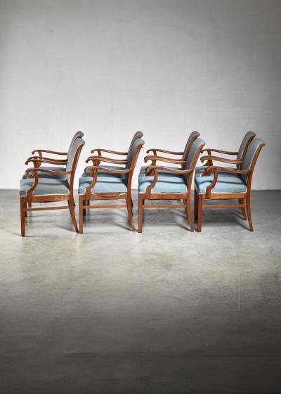 Fritz Hansen Fritz Hansen set of 20 conference chairs Denmark 1940