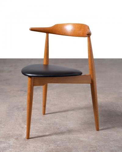 Fritz Hansen Heart Dining Chairs by Hans Wegner for Fritz Hansen