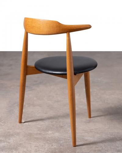 Fritz Hansen Heart Dining Chairs by Hans Wegner for Fritz Hansen