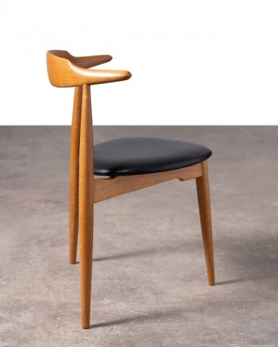 Fritz Hansen Heart Dining Chairs by Hans Wegner for Fritz Hansen