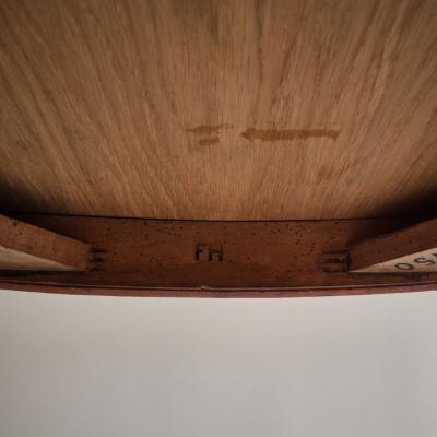 Fritz Hansen KAJ GOTLOB SET OF FOUR OAK KLISMOS CHAIRS