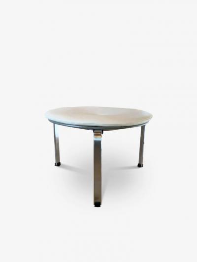 Fritz Hansen PK33 STOOL IN OPTICAL WHITE LEATHER