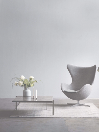 Fritz Hansen POUL KJAERHOLM PK61 COFFEE TABLE IN GREY MARBLE