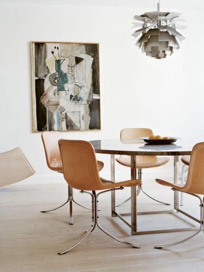 Fritz Hansen POUL KJAERHOLM PK9 CHAIR IN LEATHER