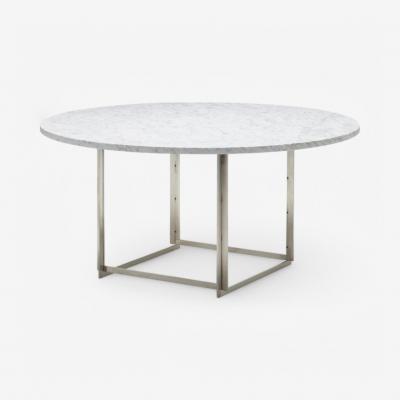 Fritz Hansen Poul Kjaerholm Fritz Hansen Marble Maple Steel PK 54 Dining Table 2011