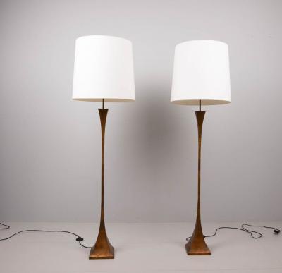 Fritz Hansen Rare pair of Stuart Ross James designed lamps for Hansen Japan