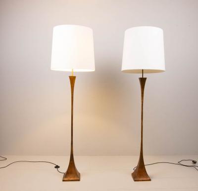 Fritz Hansen Rare pair of Stuart Ross James designed lamps for Hansen Japan