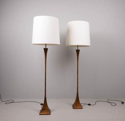 Fritz Hansen Rare pair of Stuart Ross James designed lamps for Hansen Japan