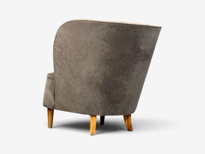 Fritz Hansen S ren Hansen Lounge Chairs Wool Beech Denmark 1940s