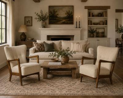 Fritz Hansen S ren Hansen Lounge Chairs Wool Beech Denmark 1940s