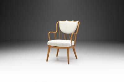 Fritz Hansen The Lounge Chair by Aage Herman Olsen for Fritz Hansen Denmark 1940s