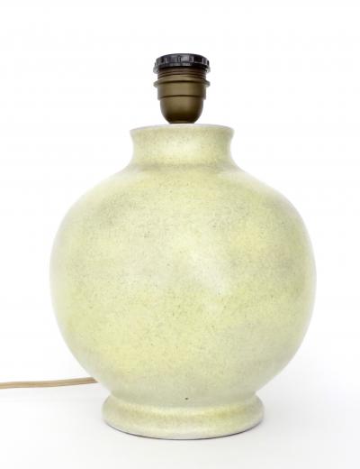 Fritz Haussmann Ceramic Table Lamp by Swiss Ceramic Artist Fritz Haussmann