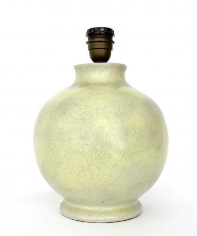 Fritz Haussmann Ceramic Table Lamp by Swiss Ceramic Artist Fritz Haussmann