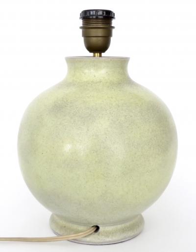 Fritz Haussmann Ceramic Table Lamp by Swiss Ceramic Artist Fritz Haussmann