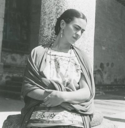 Fritz Henle Frida Outside the Church