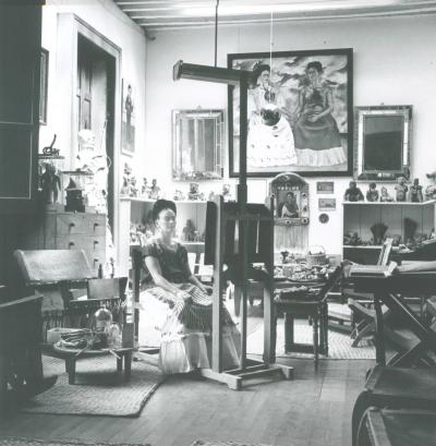 Fritz Henle Frida in Her Studio