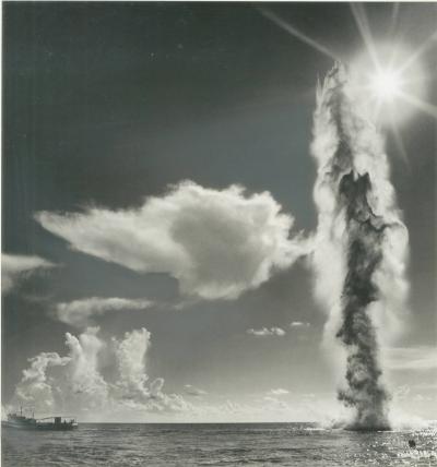 Fritz Henle Oil Exploration Seismographic Explosion in the Gulf of Mexico