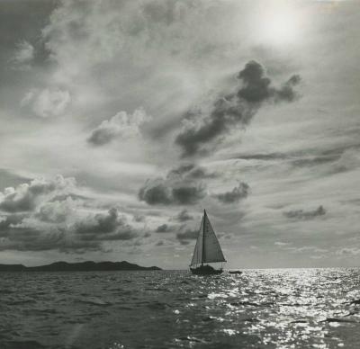 Fritz Henle Sailing into Christiansted Harbor St Croix