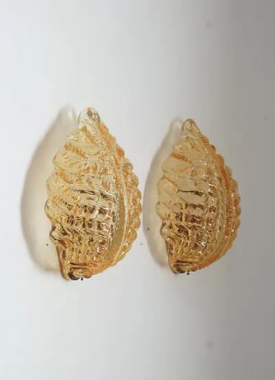 Fritz Kurz Swedish Midcentury Wall lamps Sconces by Fritz Kurz for Orrefors