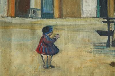 Fritz St ger Fritz St ger Wonderful and Highly Naive Oil on Canvas Switzerland 1928