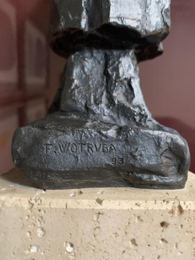 Fritz Wotruba Fritz Wotruba Kopf bronze sculpture 1958