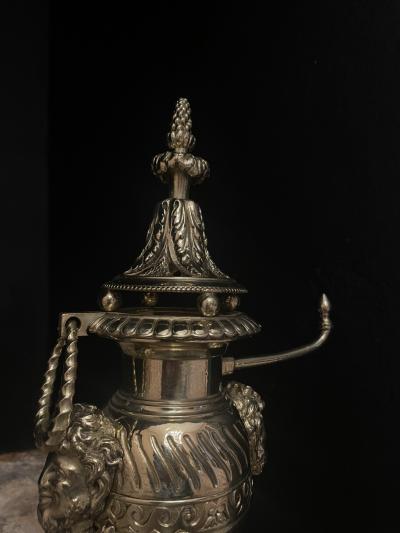 Front of the fire place