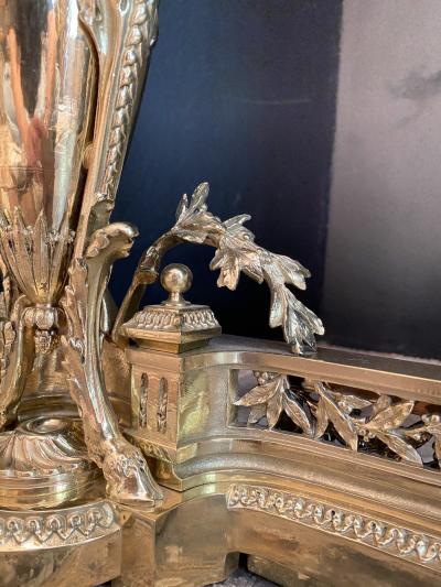 Front of the fire place