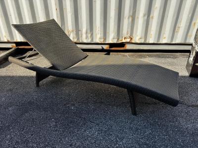 Frontgate Wicker Outdoor Adjustable Lounge