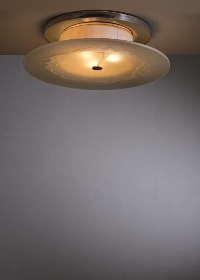 Frosted glass ceiling lamp
