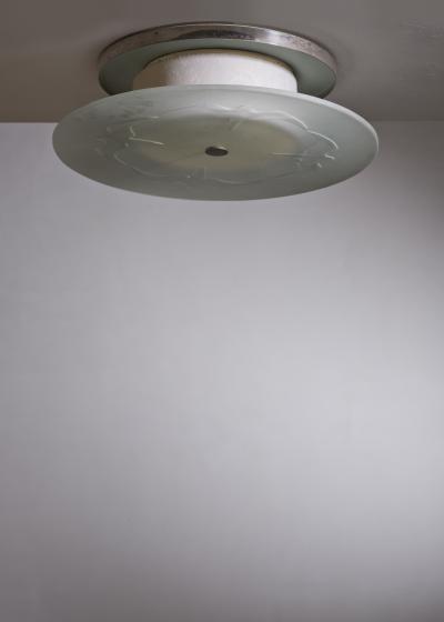 Frosted glass ceiling lamp