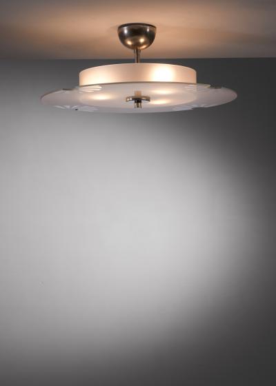 Frosted glass ceiling lamp