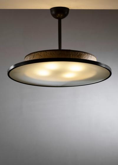 Frosted glass ceiling lamp