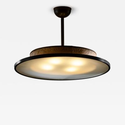 Frosted glass ceiling lamp
