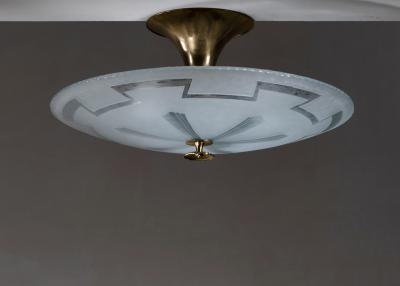 Frosted glass ceiling lamp