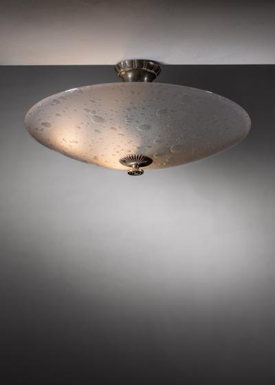 Frosted glass pendant