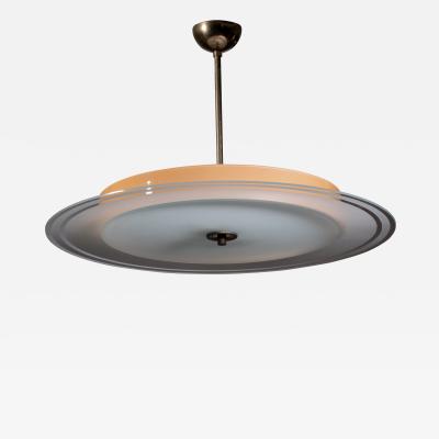 Frosted glass pendant lamp