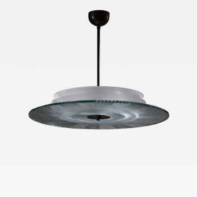 Frosted glass pendant lamp