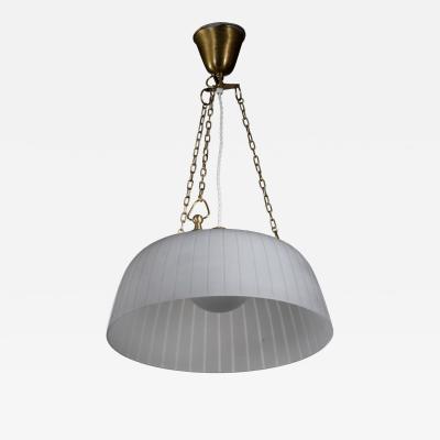 Frosted glass pendant lamp