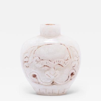Fu Dog Stone Snuff Bottle