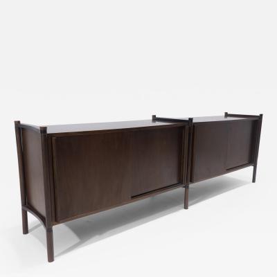 Fukuoh Hiroshi Mid Century Modern Wooden Sideboard by Fukuoh Hizori for Gavina