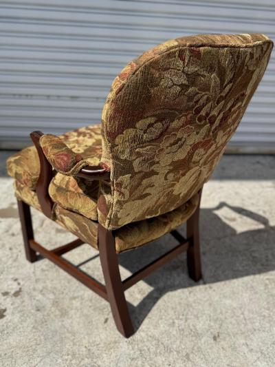 Fully Upholstered Chippendale Style Armchair