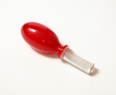 Fulvio Bianconi Fasce Orizzontale Bottle with Stopper by Fulvio Bianconi for Venini