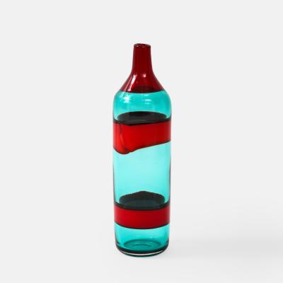 Fulvio Bianconi Fasce Orizzontali Bottle Model 4315 by Fulvio Bianconi for Venini