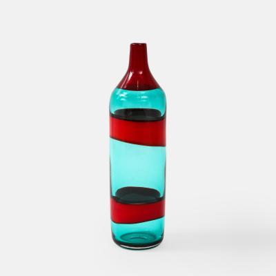 Fulvio Bianconi Fasce Orizzontali Bottle Model 4315 by Fulvio Bianconi for Venini